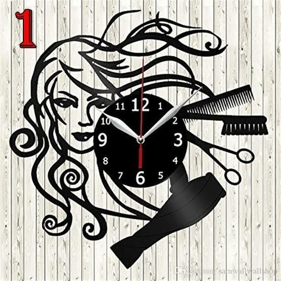 acrylic clock girl face design
